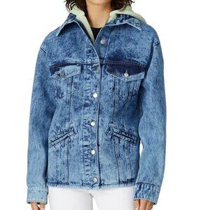 Samantha Sipos Zinna Hooded Denim Jacket